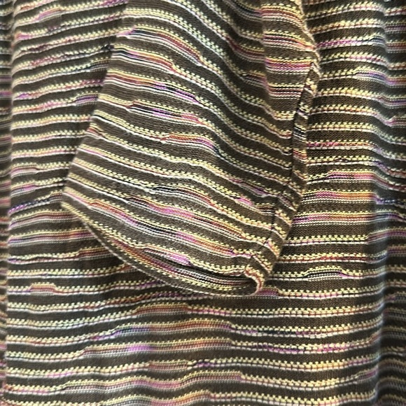 Sigrid Olsen 70% Silk Knit Sweater/ Top Ombré Striped Knit Lightweight - Picture 5 of 6